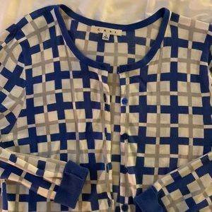 CAbi design cotton cardigan sweater size L